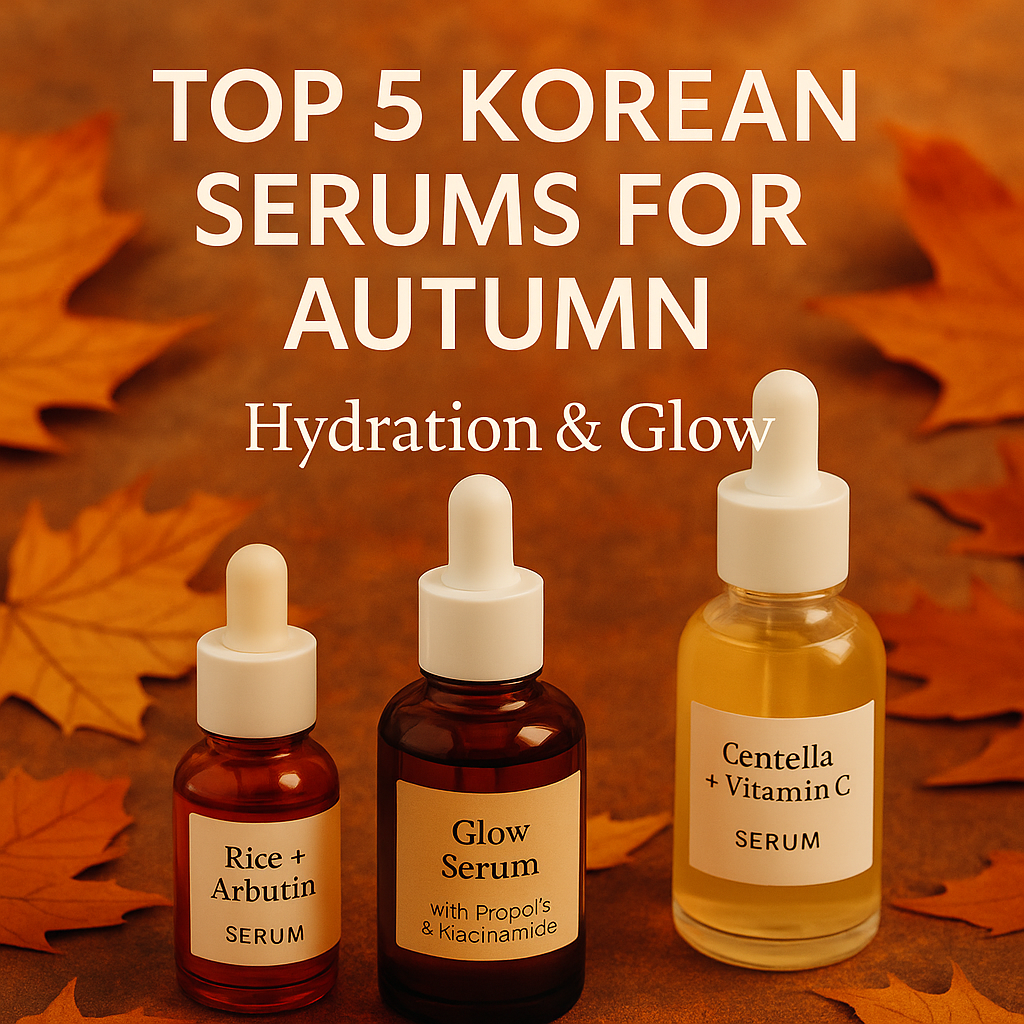 Top 5 Korean Serums for Autumn – Keep Your Skin Hydrated and Radiant