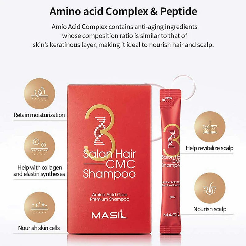MASIL 3 Salon Hair CMC Shampoo 8ml