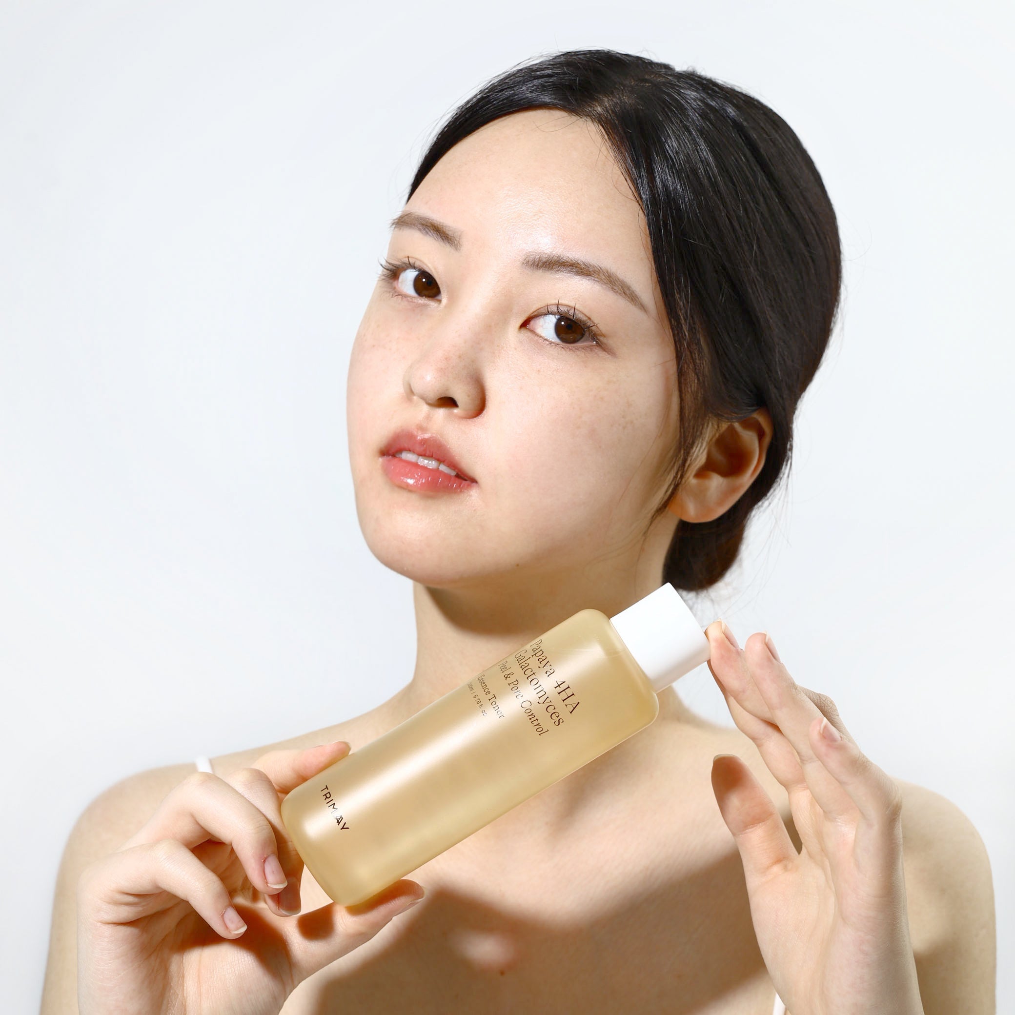 Trimay Papaya 4HA Galactomyces Peel & Pore Control Essence Toner - Koreancare