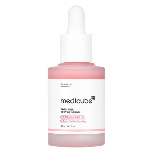 Medicube PDRN PINK PEPTIDE SERUM 30ML – Регенериращ серум с пептиди и PDRN за жизненост и еластичност
