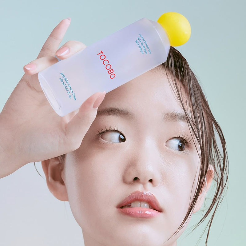 Ексфолиращ тоник с лимон Tocobo AHA BHA Lemon Toner