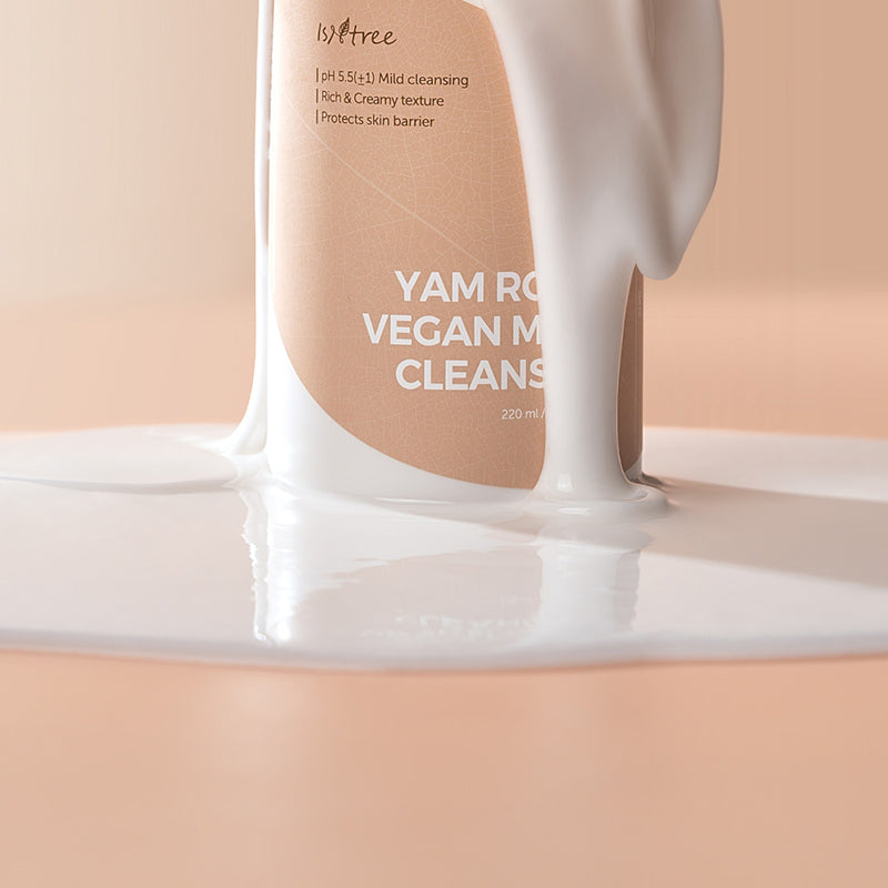 Веган почистващо мляко за лице Isntree Yam Root Vegan Milk Cleanser