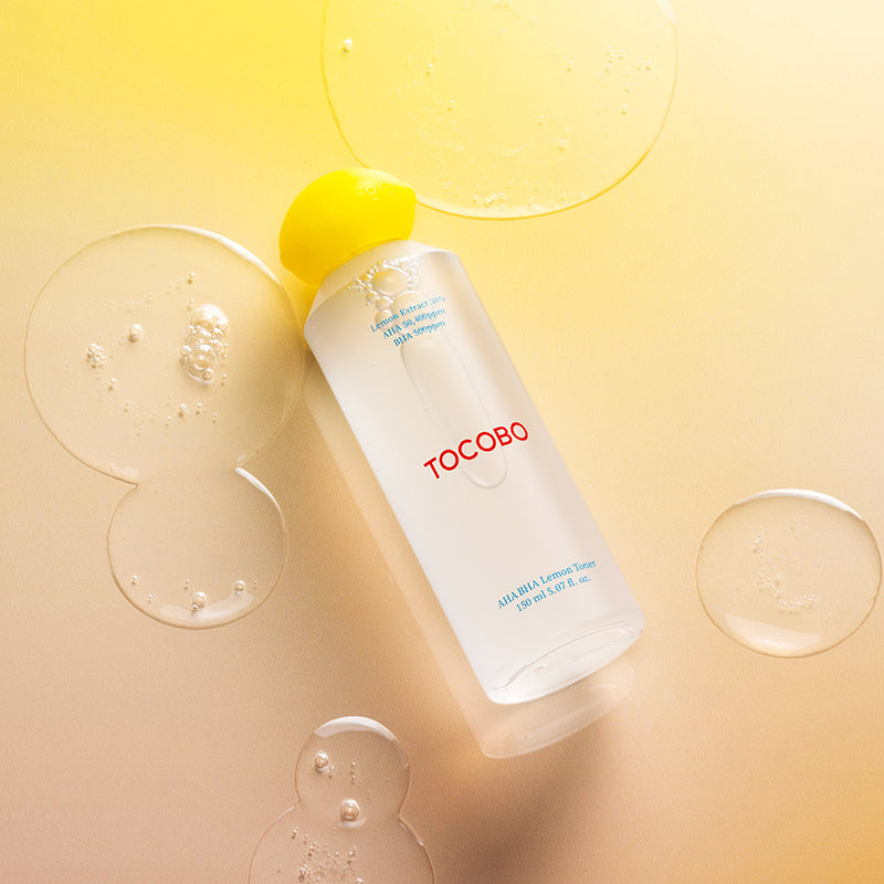 Ексфолиращ тоник с лимон Tocobo AHA BHA Lemon Toner