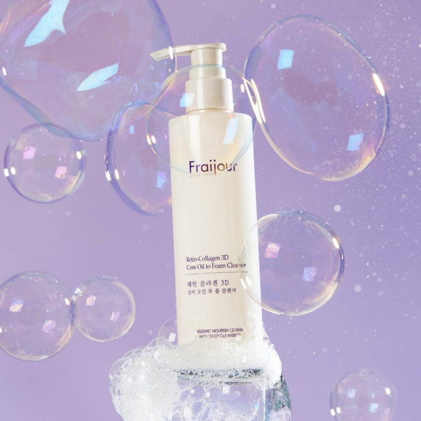 Почистващ продукт 2 в 1 Fraijour Retin-Collagen 3D Core Oil to Foam Cleanser 210ml