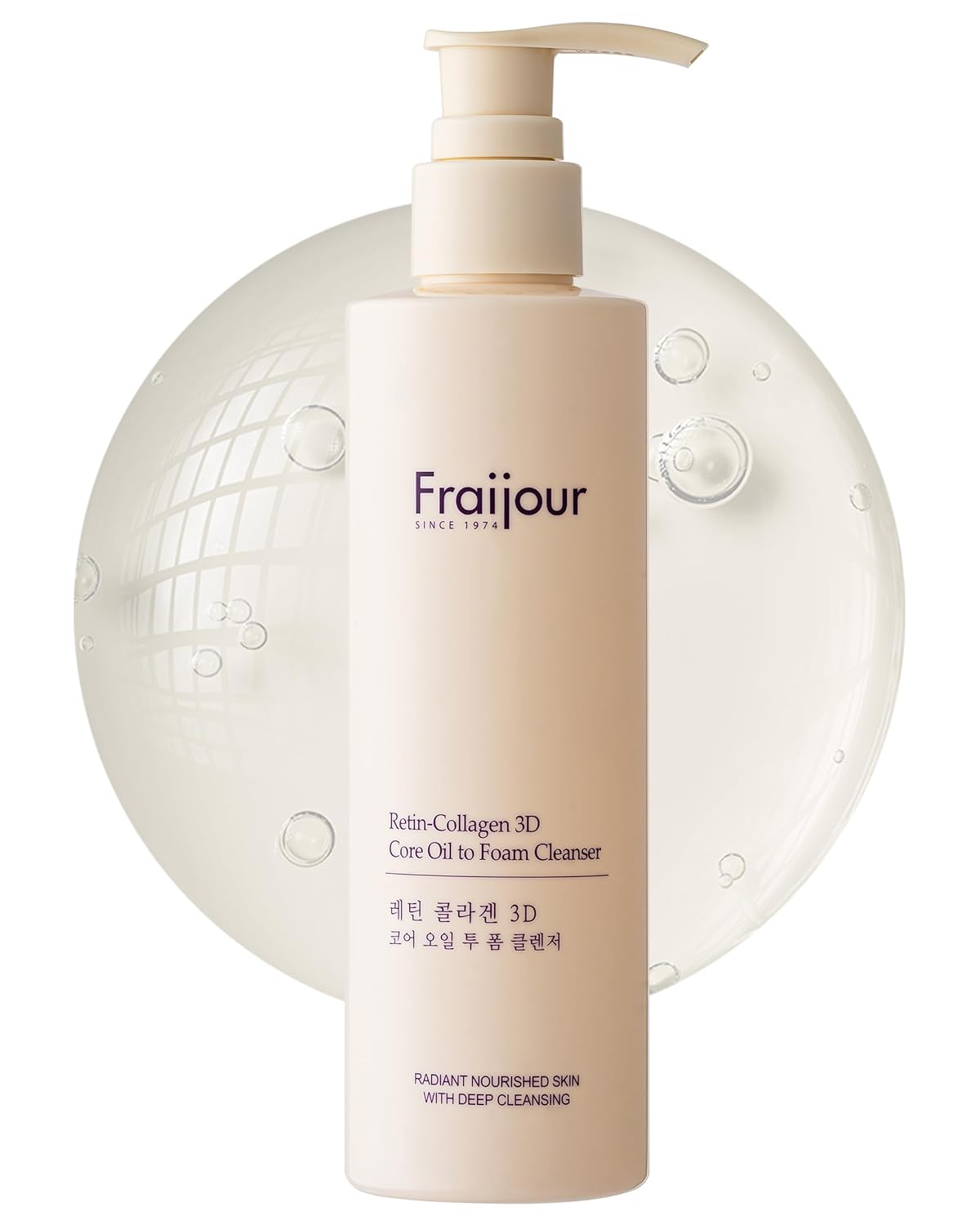 Почистващ продукт 2 в 1 Fraijour Retin-Collagen 3D Core Oil to Foam Cleanser 210ml