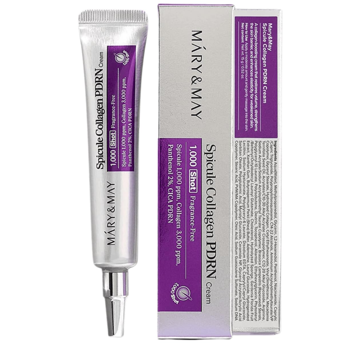 Mary & May Spicule Collagen PDRN Cream 15g - Koreancare