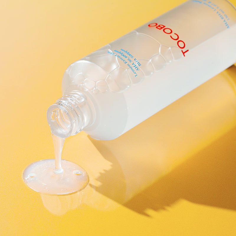 Ексфолиращ тоник с лимон Tocobo AHA BHA Lemon Toner