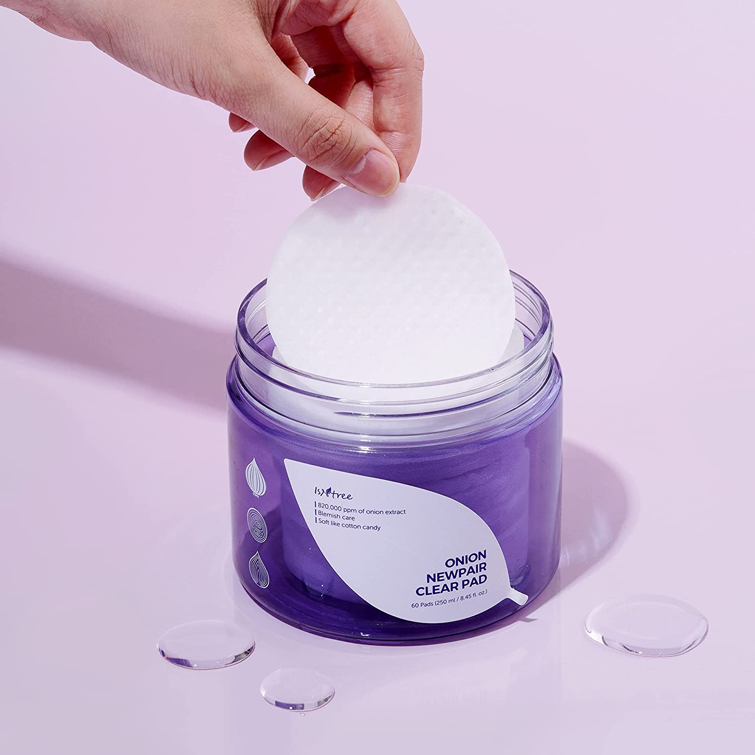 Почистващи тампони заь лице Isntree Onion Newpair Clear Pad (60 бр.)