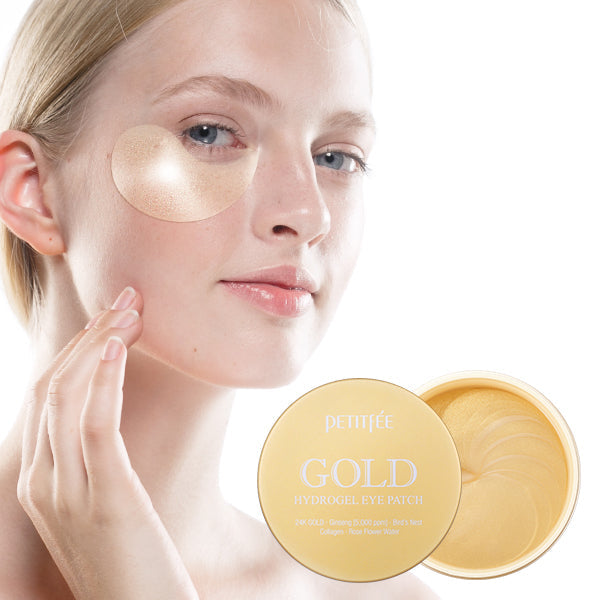 Hydrogel eye patches with gold Petitfee Gold Hydrogel Eye Patch - Koreancare
