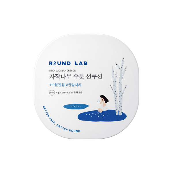 Слънцезащита за лице Round Lab Moisturizing Sun Cushion