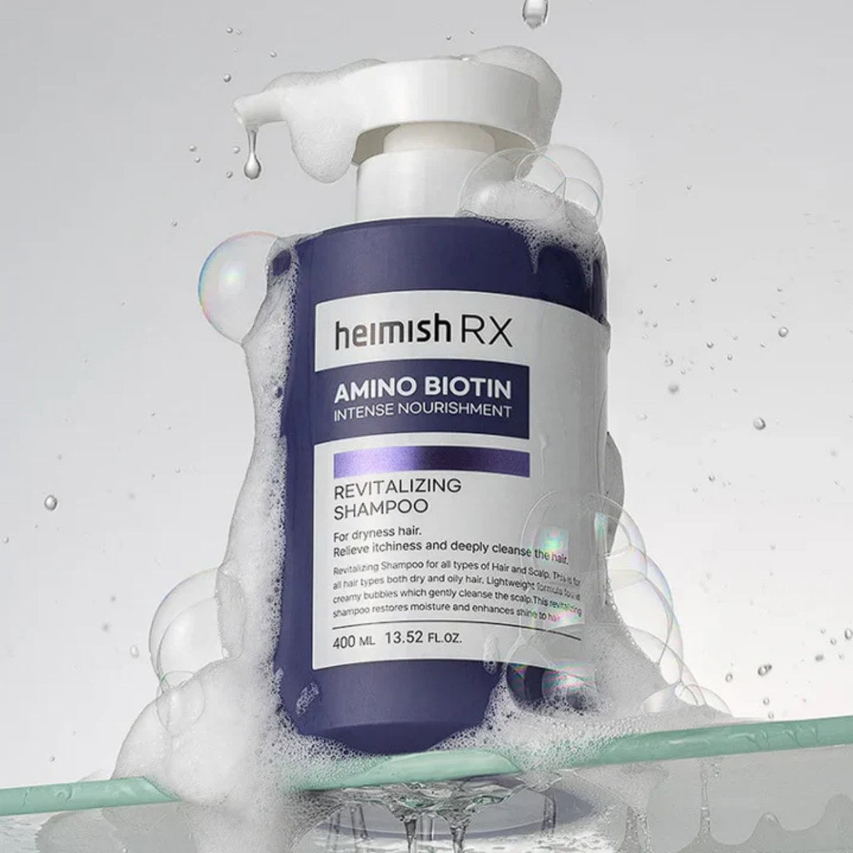 Heimish RX Amino Biotin Ревитализиращ шампоан 400ml