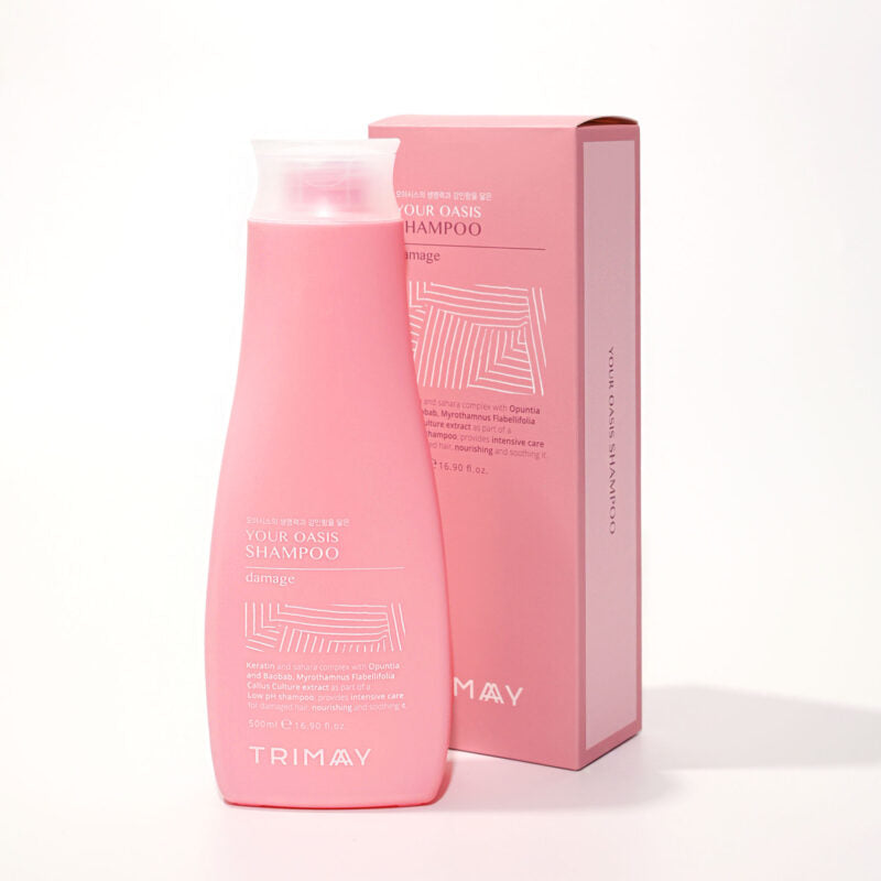 Trimay Your Oasis Shampoo 500ml sulfate-free keratin shampoo bottle