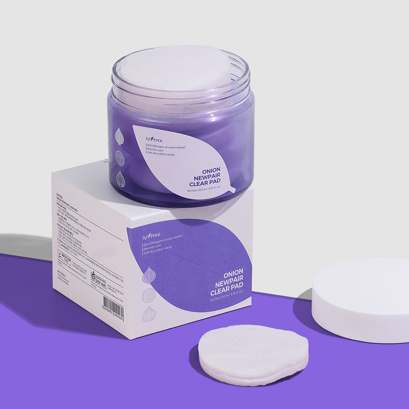 Почистващи тампони заь лице Isntree Onion Newpair Clear Pad (60 бр.)