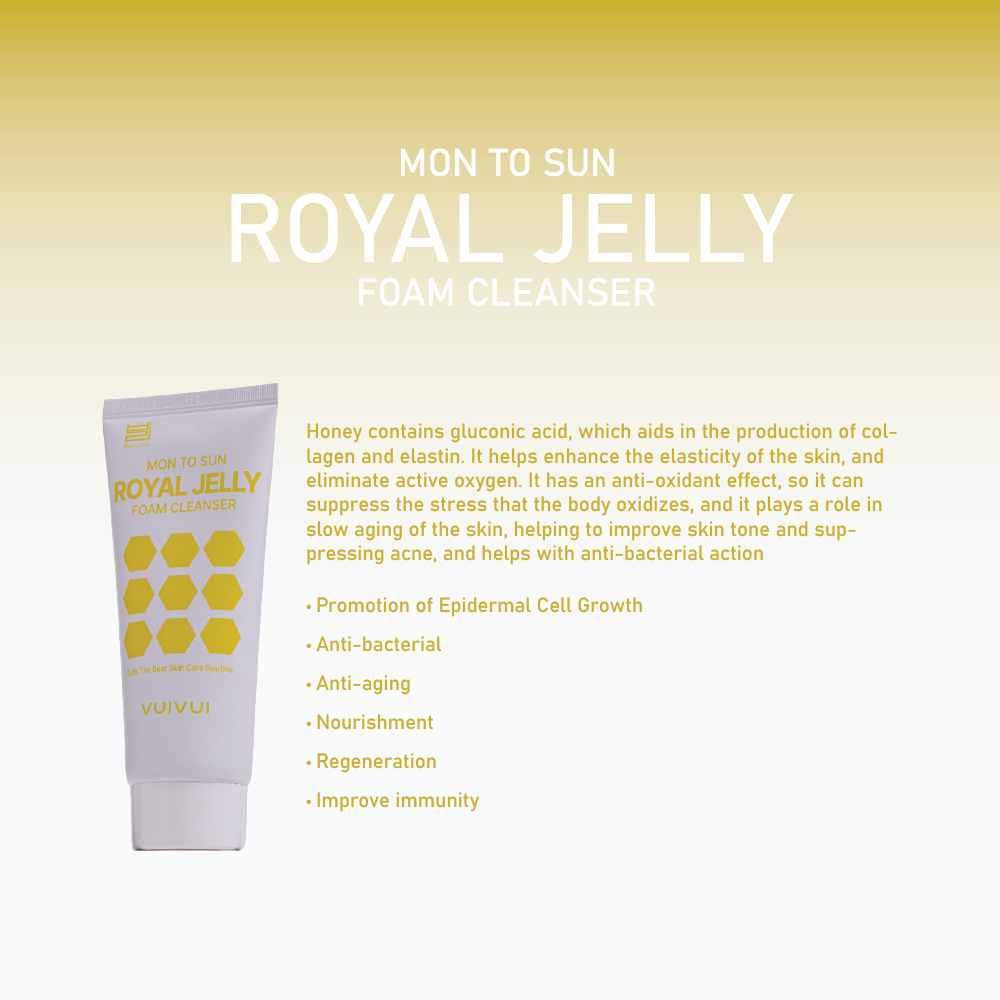 Измивна пяна с пчелно млечице Mon To Sun Foam Cleanser Royal Jelly