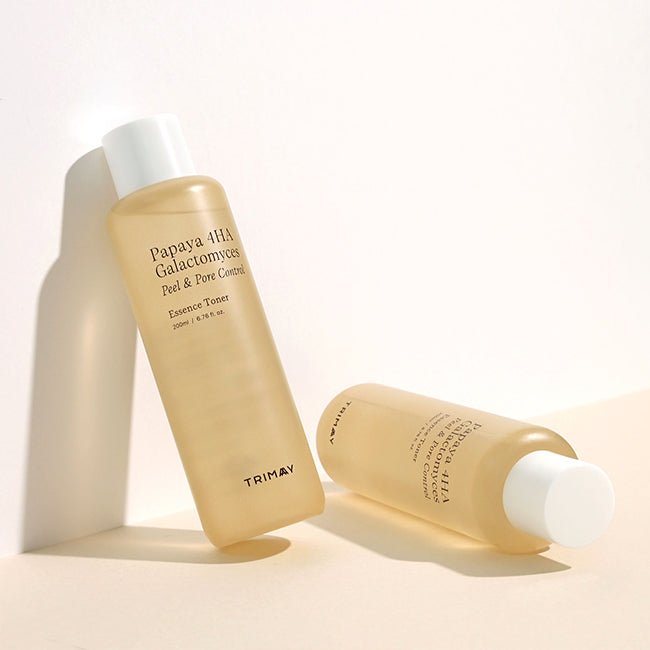 Trimay Papaya 4HA Galactomyces Peel & Pore Control Essence Toner - Koreancare