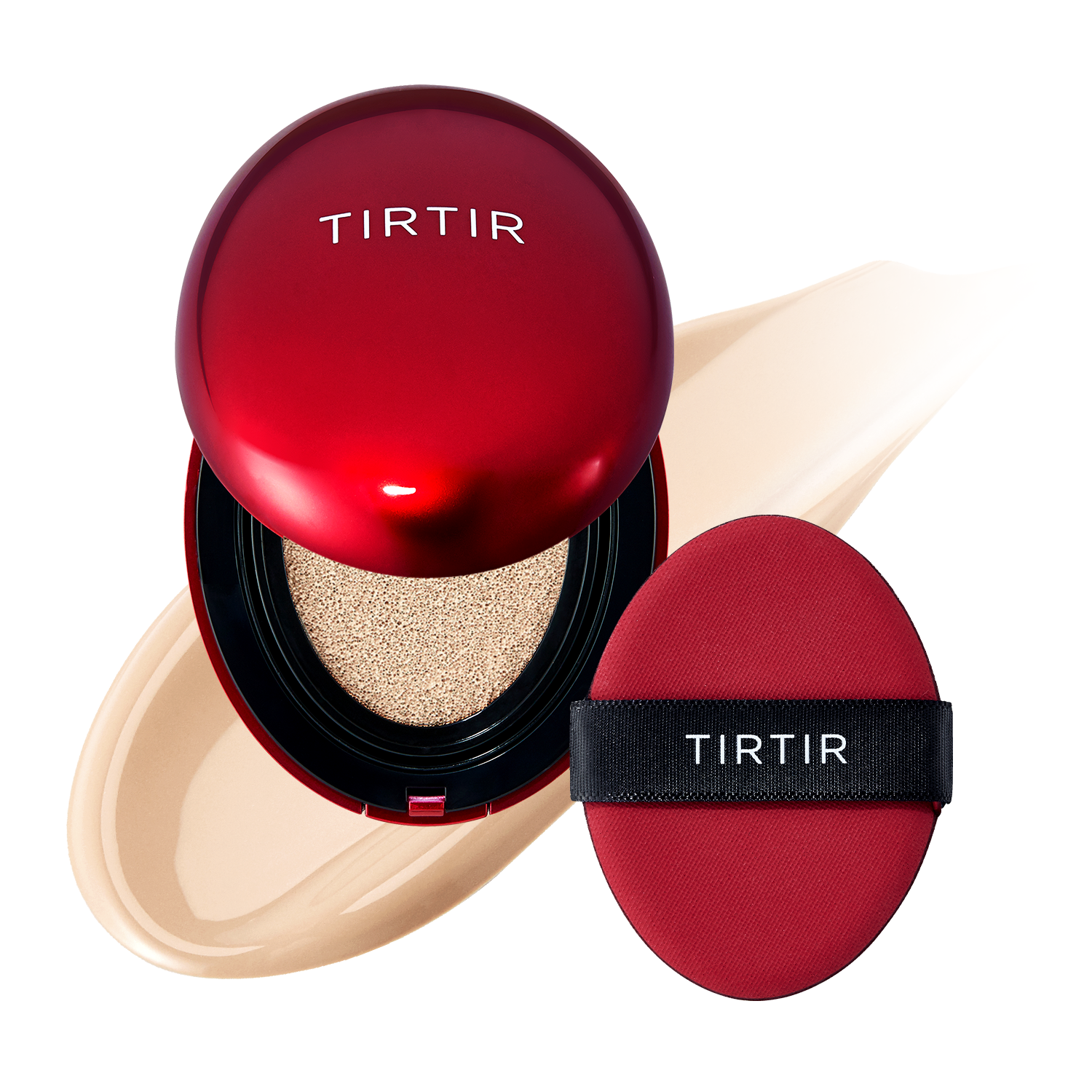 Озаряваща пудра за лице с UV защита TIRTIR Mask Fit Red Cushion MINI SPF40 PA++