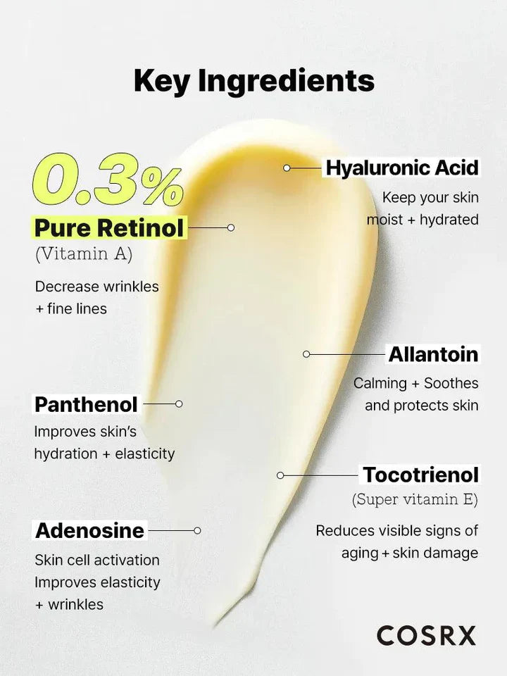 Face cream with retinol COSRX The Retinol 0,3% Cream - Koreancare