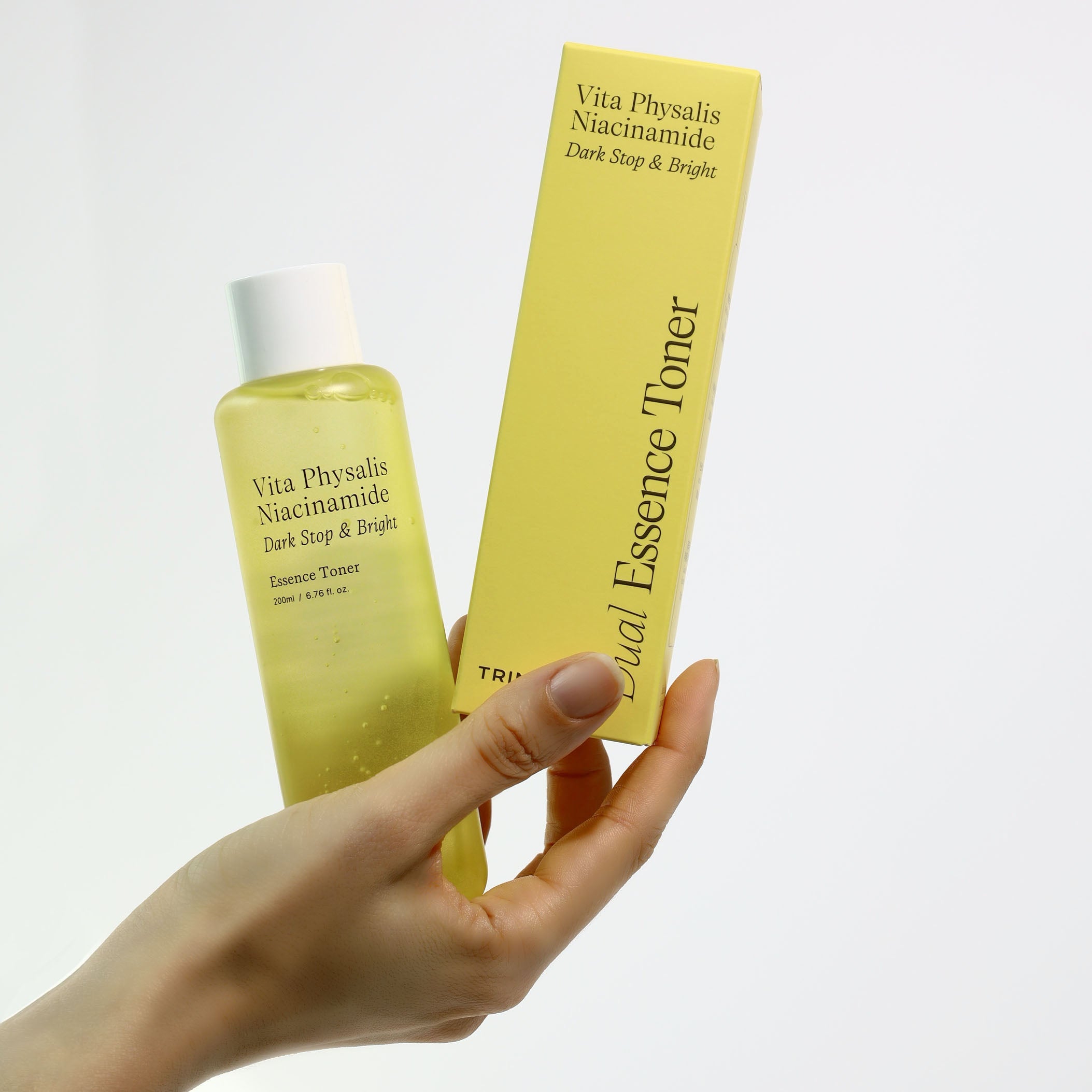 Trimay Vita Physalis Niacinamide Dark Stop & Bright Essence Toner packaging