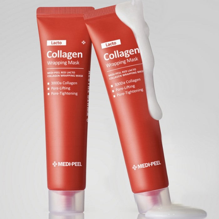 Подмладяваща маска за лице със 70.2% колаген Medi-Peel Red Lacto Collagen Wrapping Mask