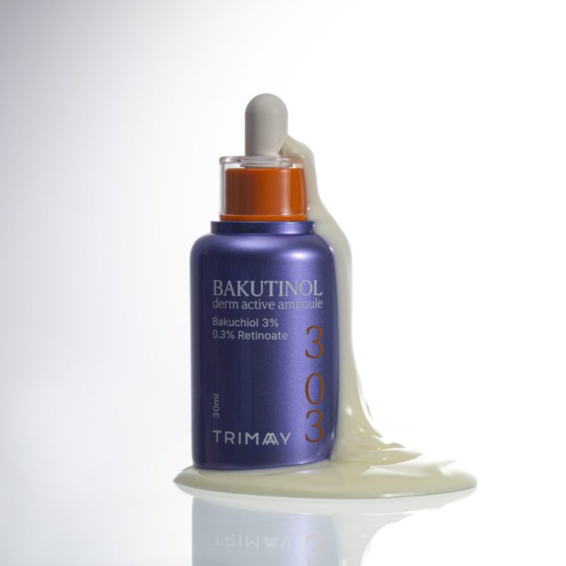 Trimay Bakuchiol Derm Active Ampoule retinoid serum, side angle