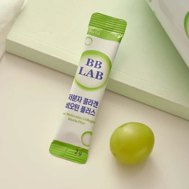 Low molecular marine collagen with biotin powder BB LAB Low Molecular Collagen Biotin Plus - Koreancare