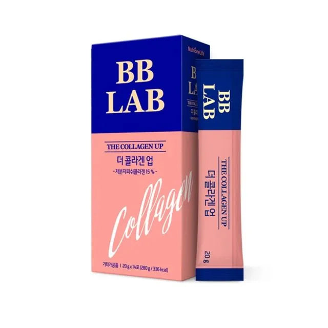 BB Lab The Collagen Up 3500 marine collagen jelly sticks box, front view