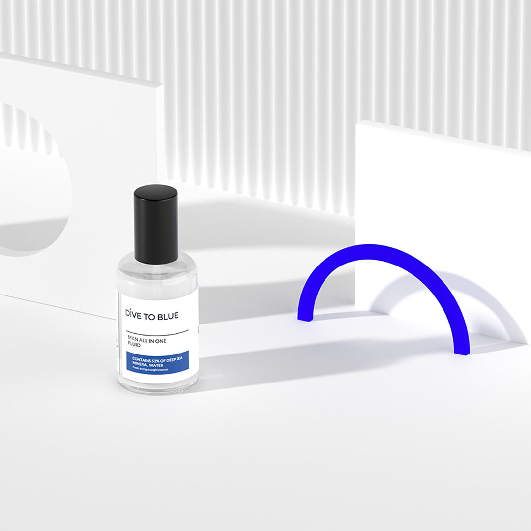 Грижа за кожата за мъже флуид All-in-one Dive in Blue
