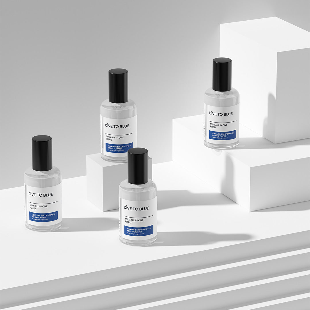 Грижа за кожата за мъже флуид All-in-one Dive in Blue