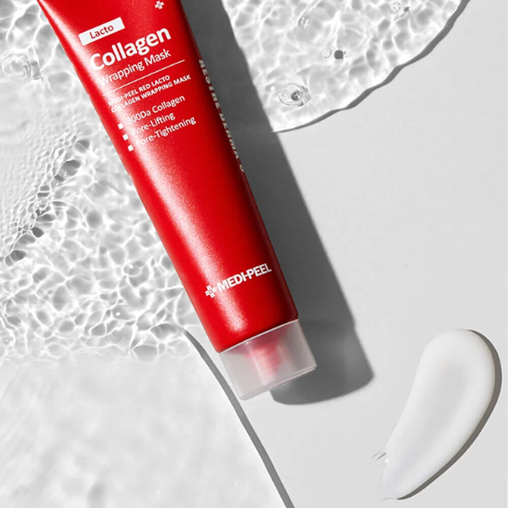 Подмладяваща маска за лице със 70.2% колаген Medi-Peel Red Lacto Collagen Wrapping Mask