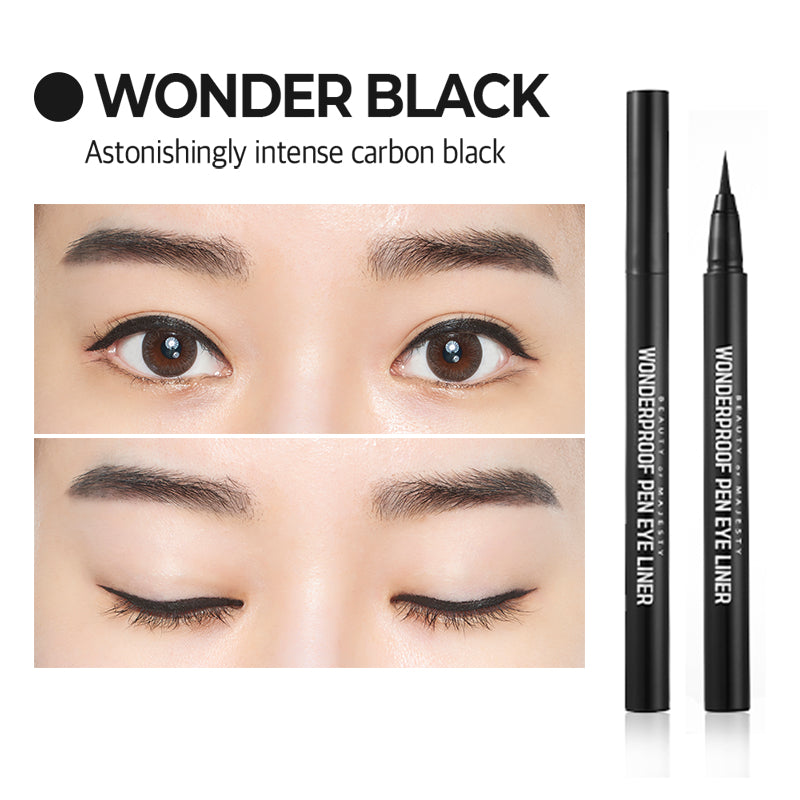 Waterproof eyeliner BOM Wonderproof pen eye liner - Koreancare