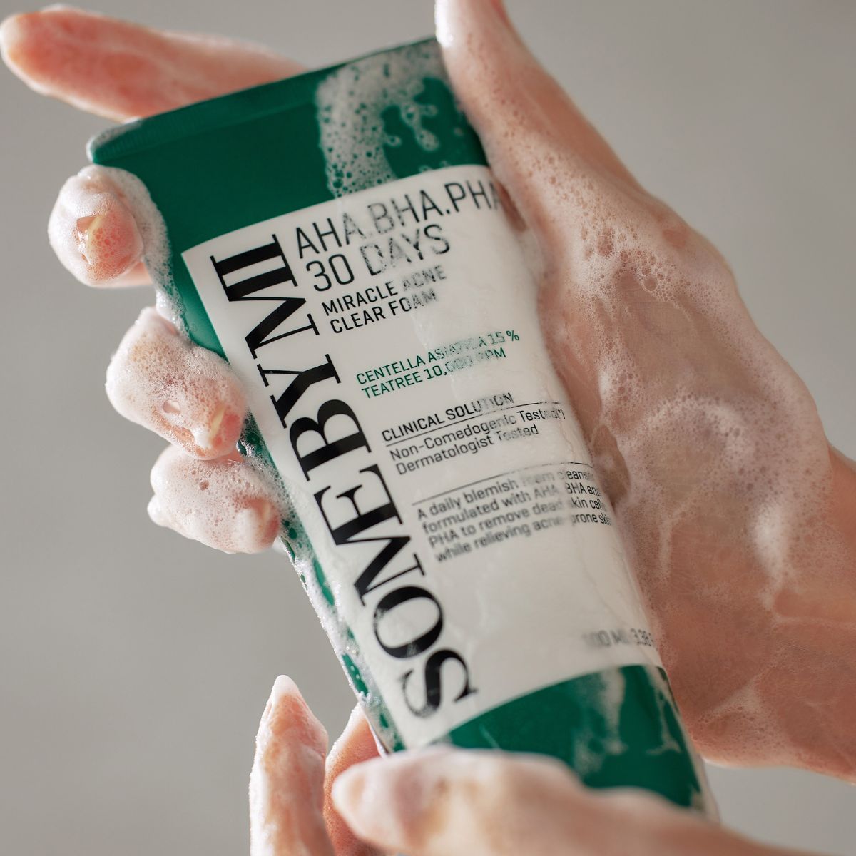 Почистваща пяна против акне SOME BY MI AHA BHA PHA 30 Days Miracle Acne Clear Foam
