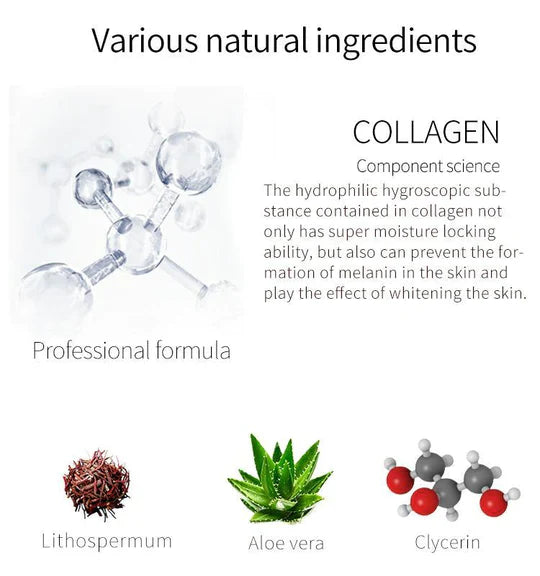 Mitomo Изглаждаща маска за лице с Колаген и Lithospermum