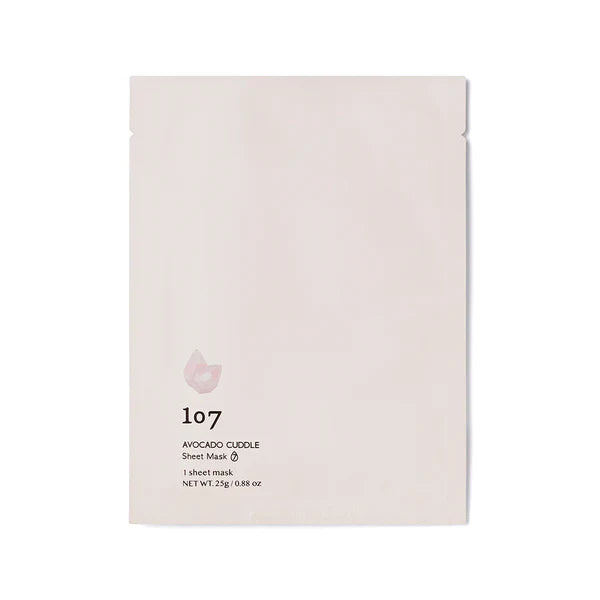 Лист маска с авокадо 107 AVOCADO CUDDLE Sheet Mask 30g