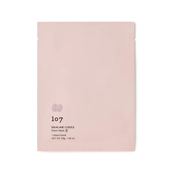 Лист маска със сквалан 107 SQUALANE CUDDLE Sheet Mask 30g
