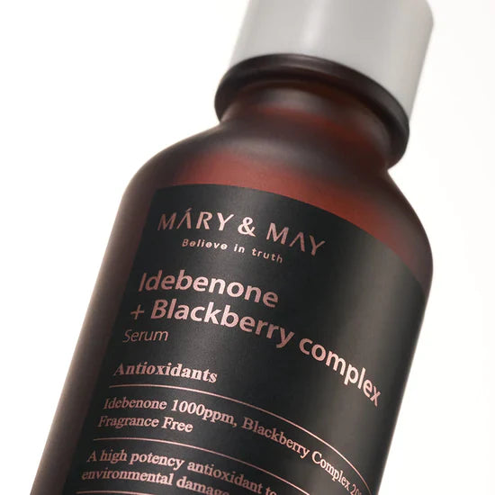 Facial serum with idebenone and blackberry complex Mary&May Idebenone + Blackberry Complex Serum - Koreancare