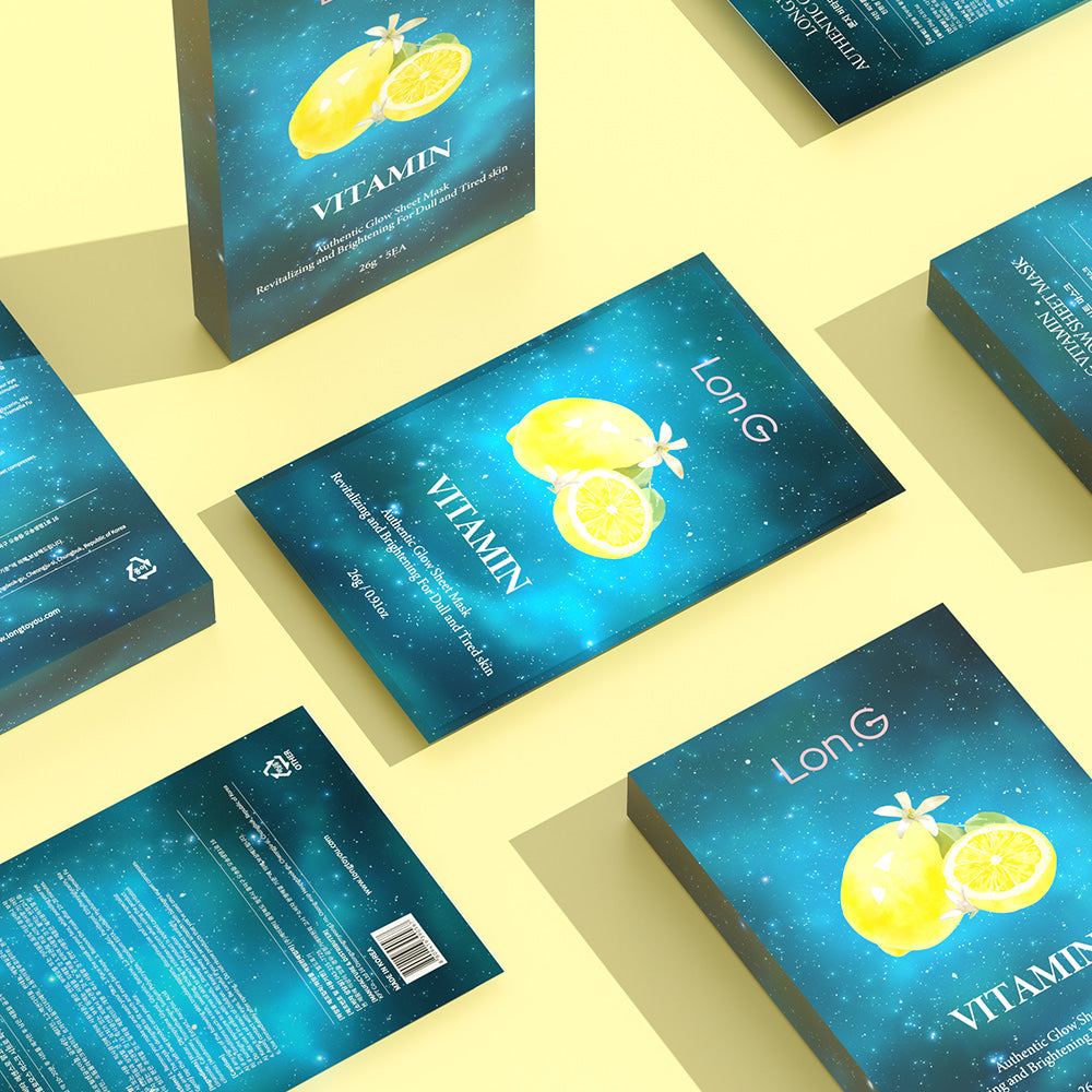 Lon.G озаряваща лист маска с витамини