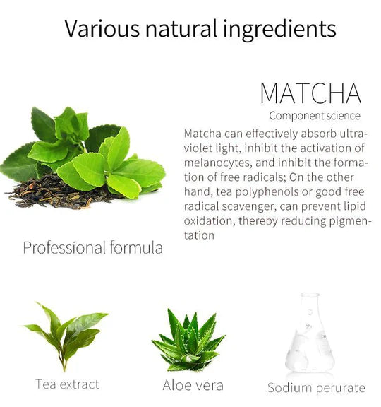 Mitomo Избелваща маска за лице с екстракт от Матча (зелен чай)