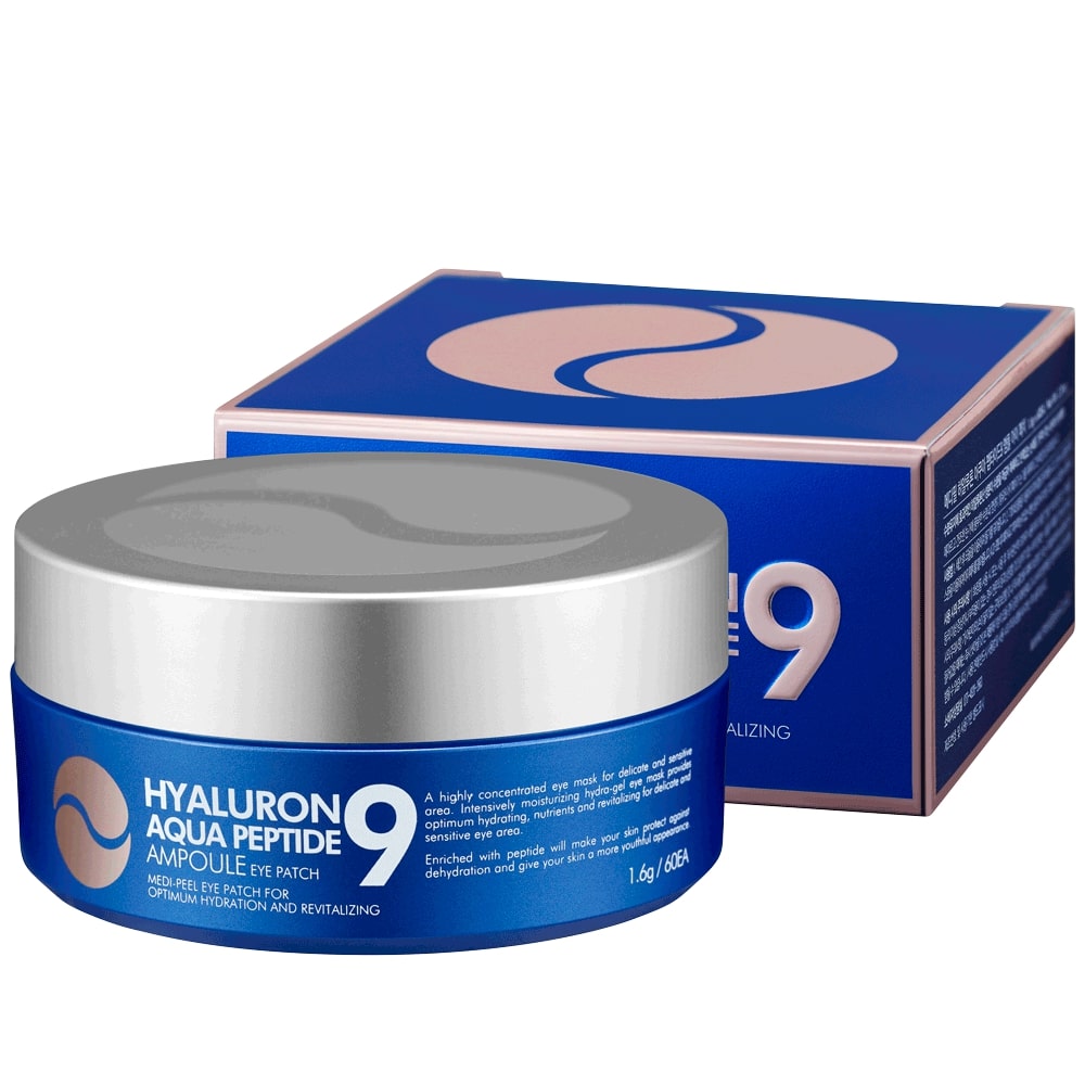 Пачове за очи с пептиди, хиалуронова киселина Medi-Peel Hyaluron Aqua Peptide 9 Ampoule Eye Patch