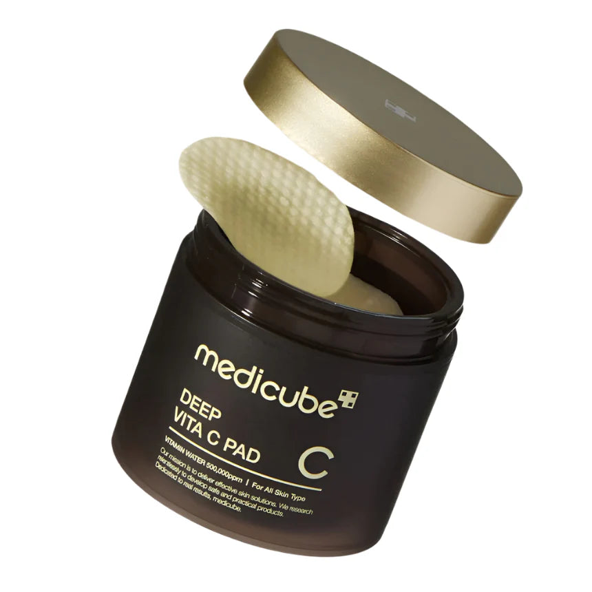 Medicube Deep Vita C Pad 70pcs jar of brightening toner pads