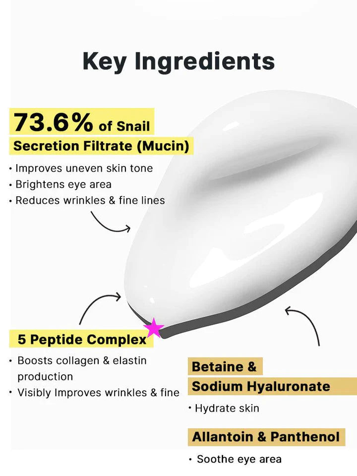 Околоочен крем с охлювен муцин и пептиди Cosrx Advanced Snail Peptide Eye Cream