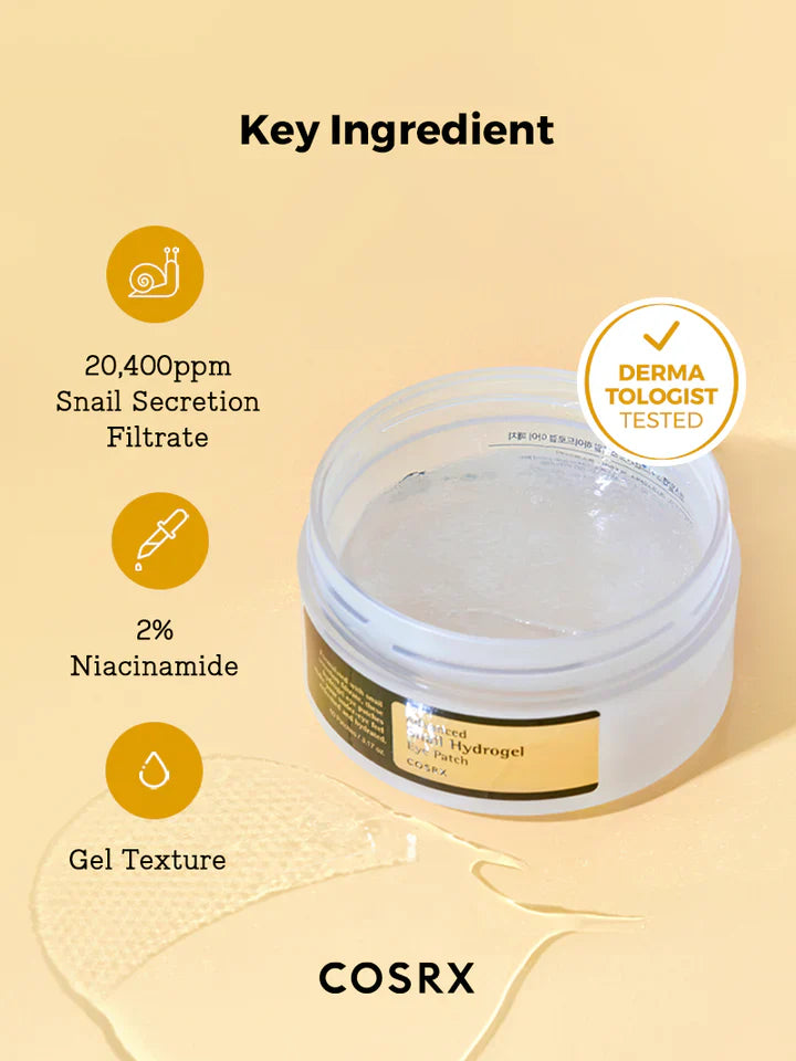 Пачове за очи с охлювен муцин COSRX Advanced Snail