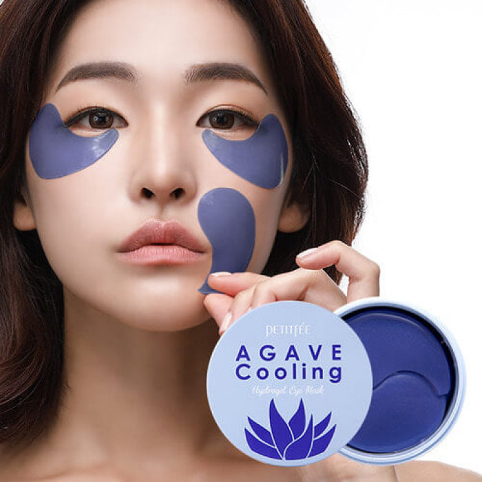 Deeply hydrating eye patches Petitfee Agave Cooling Hydrogel Eye Patch - Koreancare