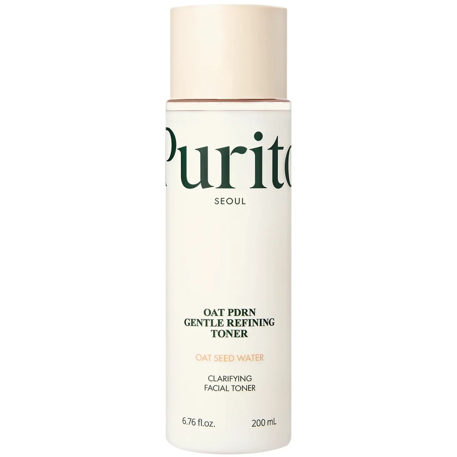 Purito Oat PDRN Gentle Refining Toner 200ml bottle, front view