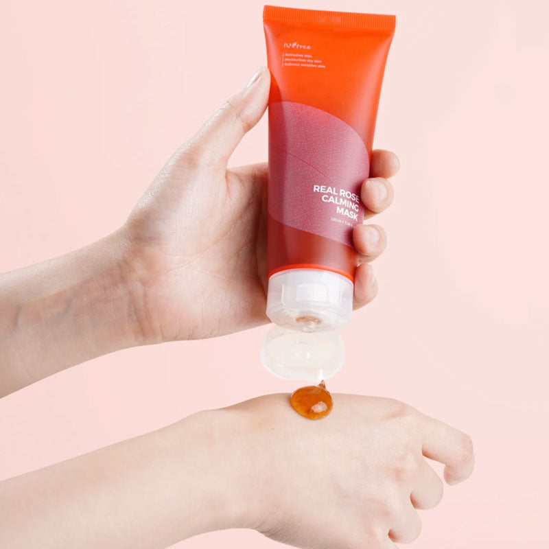 Успокояваща маска с екстракт от роза Isntree Real Rose Calming Mask