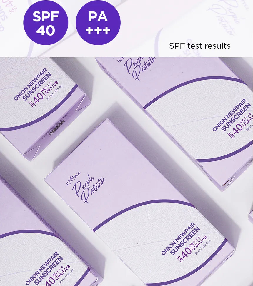Слънцезащитен крем за лице с екстракт от лук и SPF40 PA+++Isntree Onion Newpair Sunscreen SPF40 PA+++