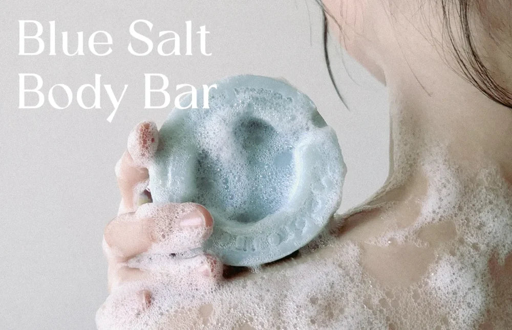 Soap with Dead Sea salt Edelground Blue Salt Body bar - Koreancare
