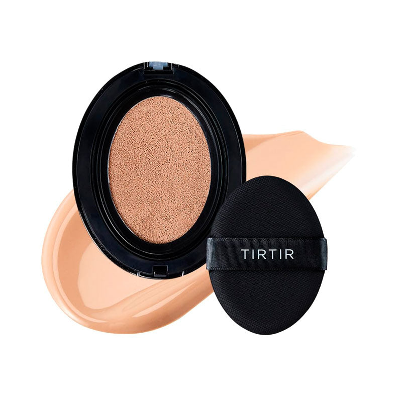 Озаряваща пудра за лице с високо покритие TIRTIR Re-Fill Mask Fit Cushion SPF50+ PA+++ 23N SAND