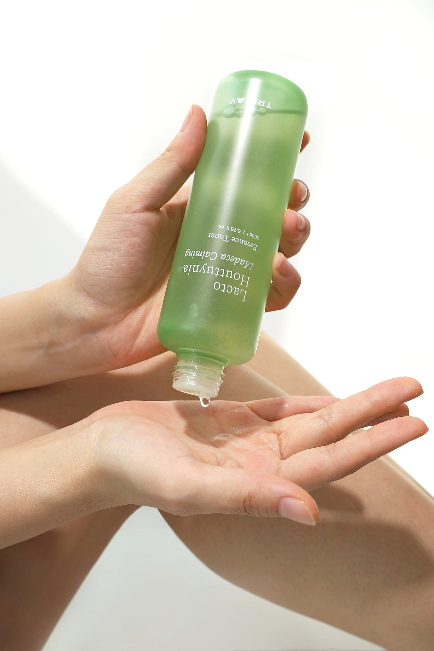 Trimay Lacto Houttuynia Madeca Calming Essence Toner texture detail