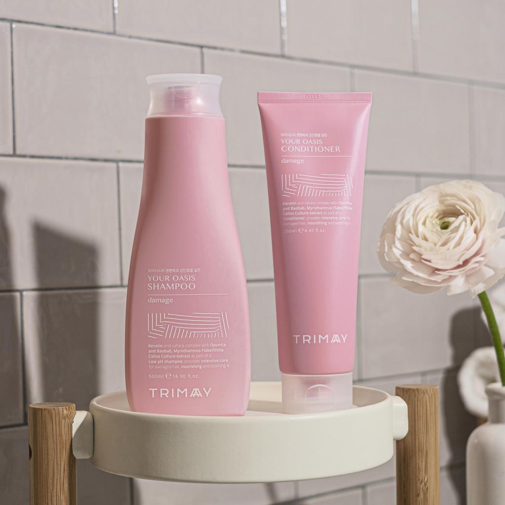 Trimay Your Oasis Conditioner 120ml ingredient and label detail