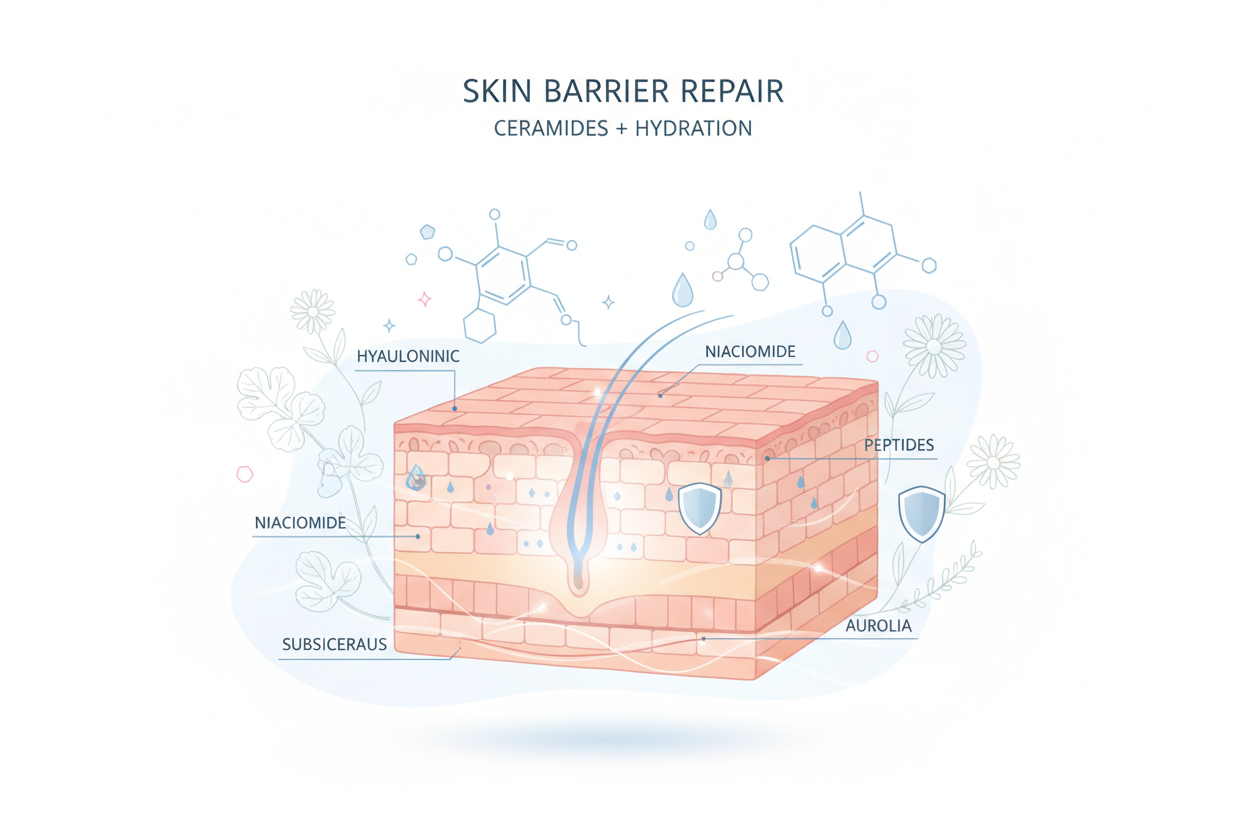 How to Repair Damaged Skin Barrier: Ceramides & Recovery Guide
